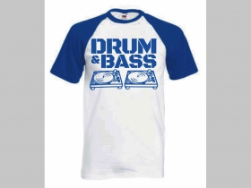 Drum and Bass pánske dvojfarebné tričko 100%bavlna značka Fruit of The Loom